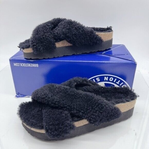 Birkenstock Papillio Daytona Shearling Platform Sandals Women’s EU 36 US 5- 5.5 - Picture 3 of 14